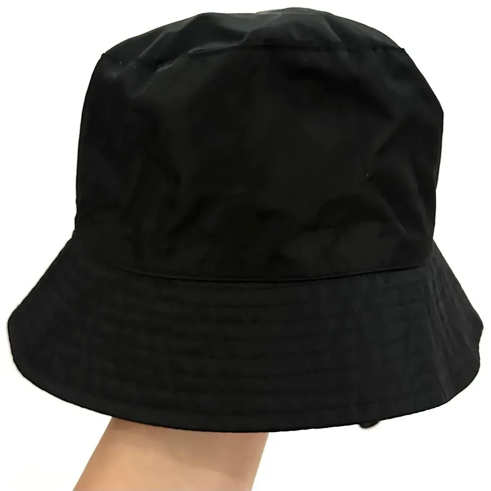 Fenty Beauty Exclusive Black Satin Lined Nylon Bucket Hat One Size